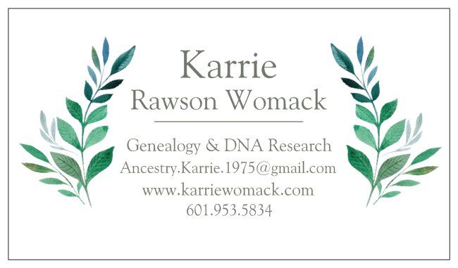 Karrie Womack Business Card